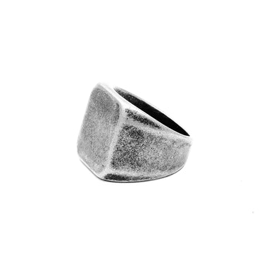 Classic Signet ring in Vintage oxidized finish