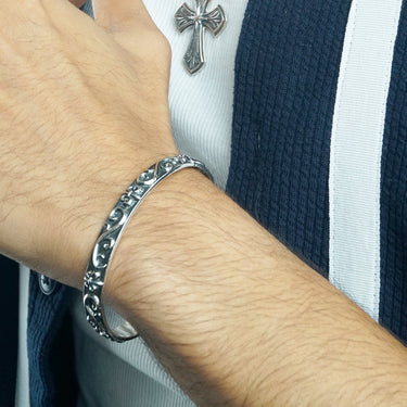 Triben - Sterling Silver Men's Cuff Bracelet