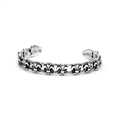 Fleura - Sterling Silver Men's Cuff Bracelet