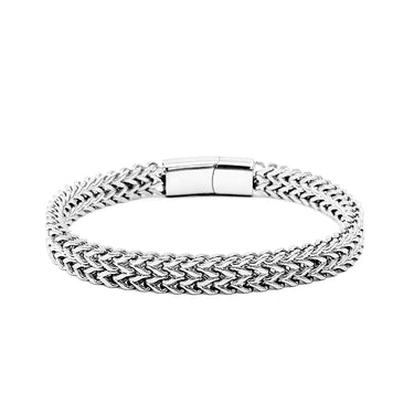 Men's Double Layer Flat Chain Bracelet