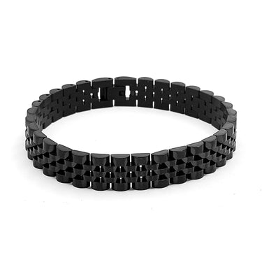 Men's Watch link Bracelet in Black