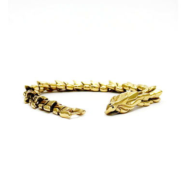 The Falcon chain Bracelet in Yellow Gold Finish