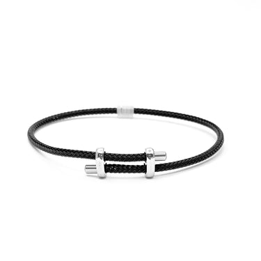 Minimal Black wire Bracelet