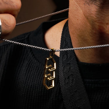 Hexa tag pendant