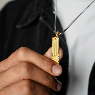 Linear Bar Pendant in Oxidized finsih