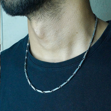 Italian bar chain in Silver finish