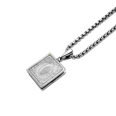 Secret Book Pendant chain