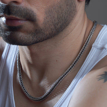 The Foxtail - Men's Sterling silver Link Chain