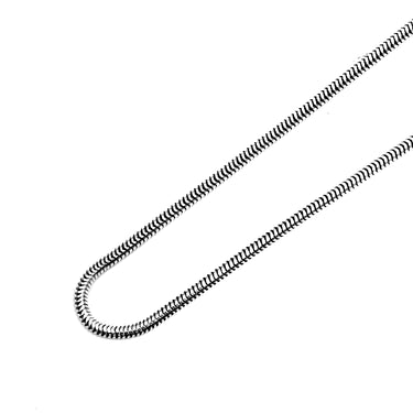 Italian Snake chain in sterling silver