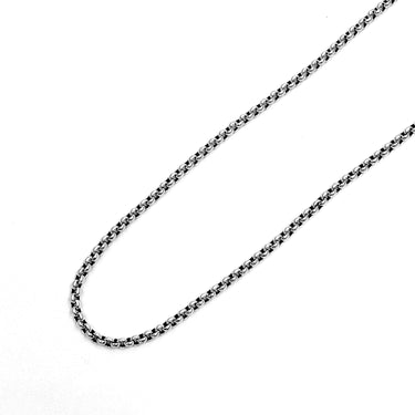 2 mm Box chain in Sterling silver