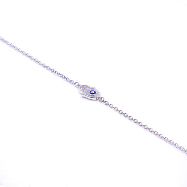 Hamsa hand evil eye Diamond bracelet