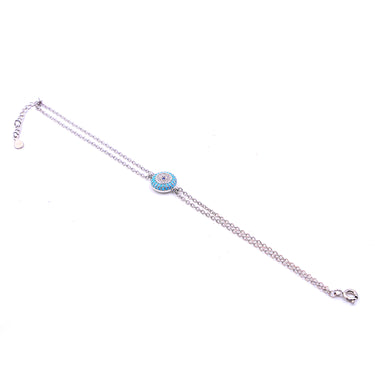 Evil eye stone bracelet