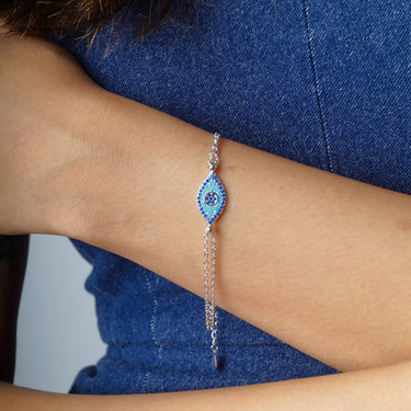 Evil eye Multi stone Bracelet