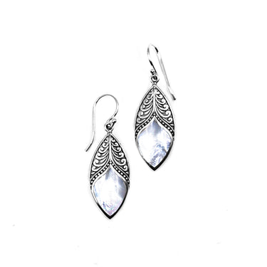 Leaf Whisper Shell Earrings