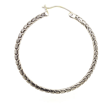 Byzantine Chain Hoop Earrings
