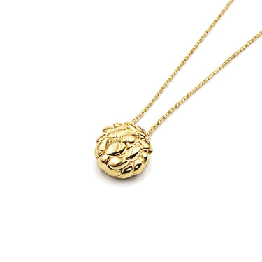 Minimal Dragon Scale Pendant in 925 Sterling Silver