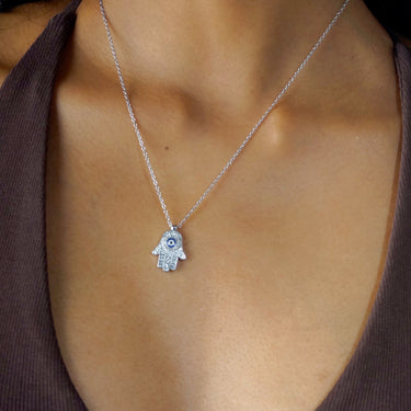 Filigree Hamsa hand  Pendant