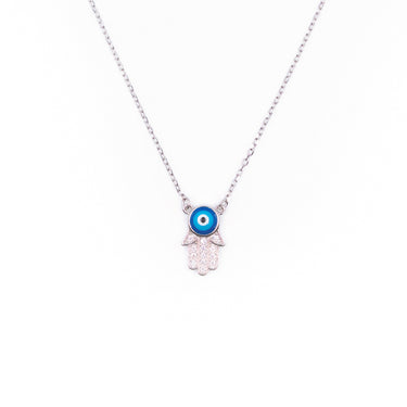 Hamsa hand evil eye Diamond Pendant