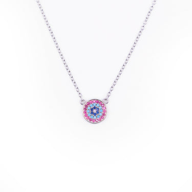 Evil eye Multi stone Chain pendant